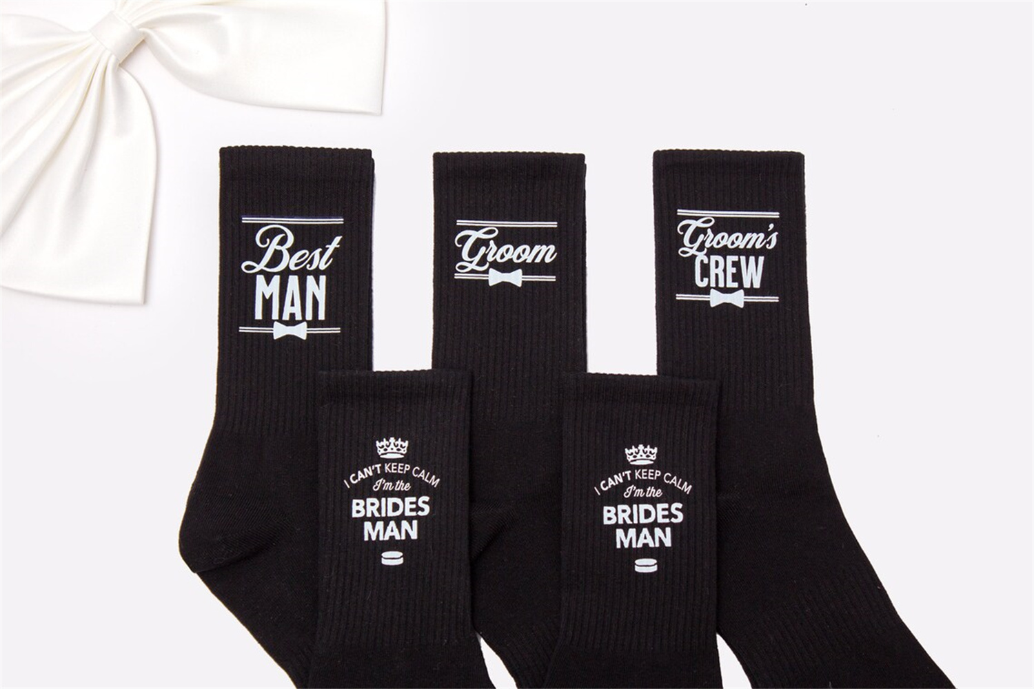 Men'S Grooming House - Groom socks, Best Man gifts, groomsman