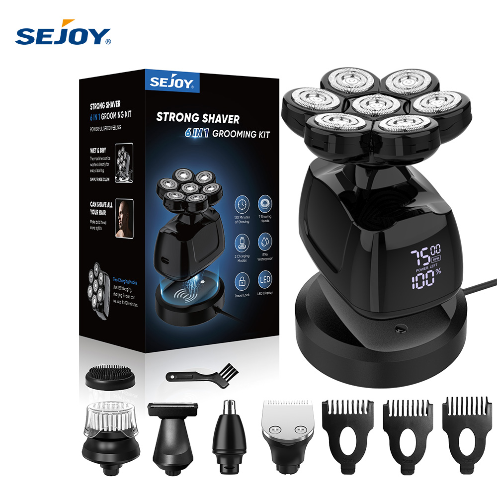 Men'S Grooming Blade - SEJOY Multifunctional 7D Head Shavers for