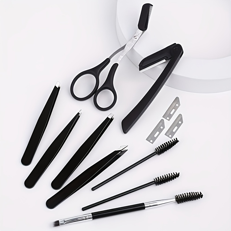 8pcs Stainless Steel Eyebrow G - Men Grooming Hygiene recension och pris