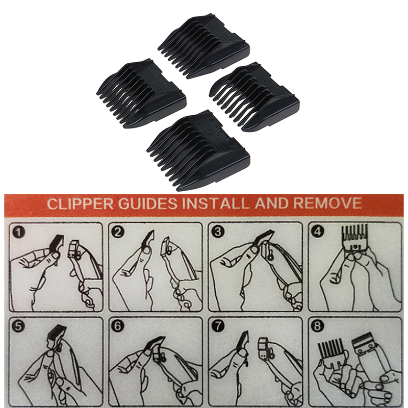 Hair Cutting Guide Comb 4Pcs S - Mens Grooming Kit Gift Set recension och pris