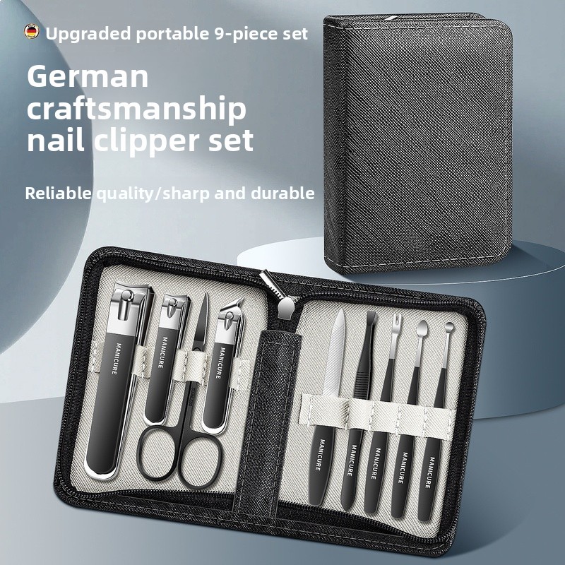 Stainless Steel Nail Clipper S - Mens Grooming Kit Gift Set recension och pris