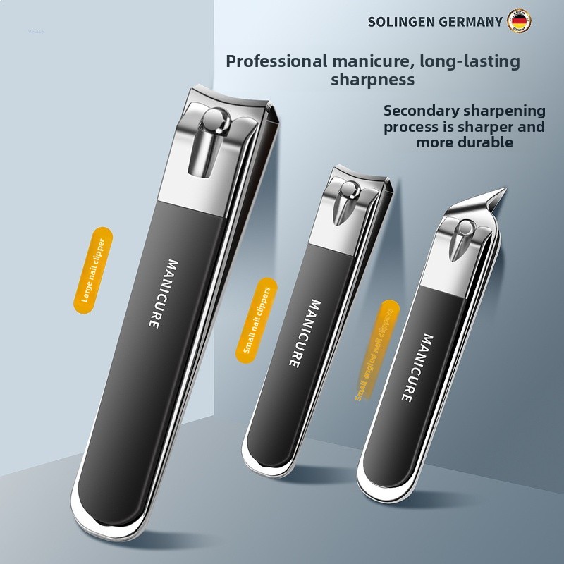 Stainless Steel Nail Clipper S - Mens Grooming Kit Gift Set recension och pris