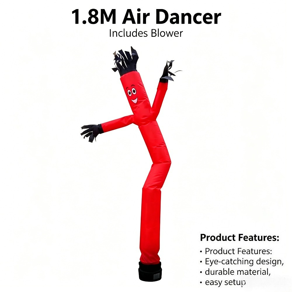 1.8m Small Inflatable Dancing  - Men'S Grooming House recension och pris
