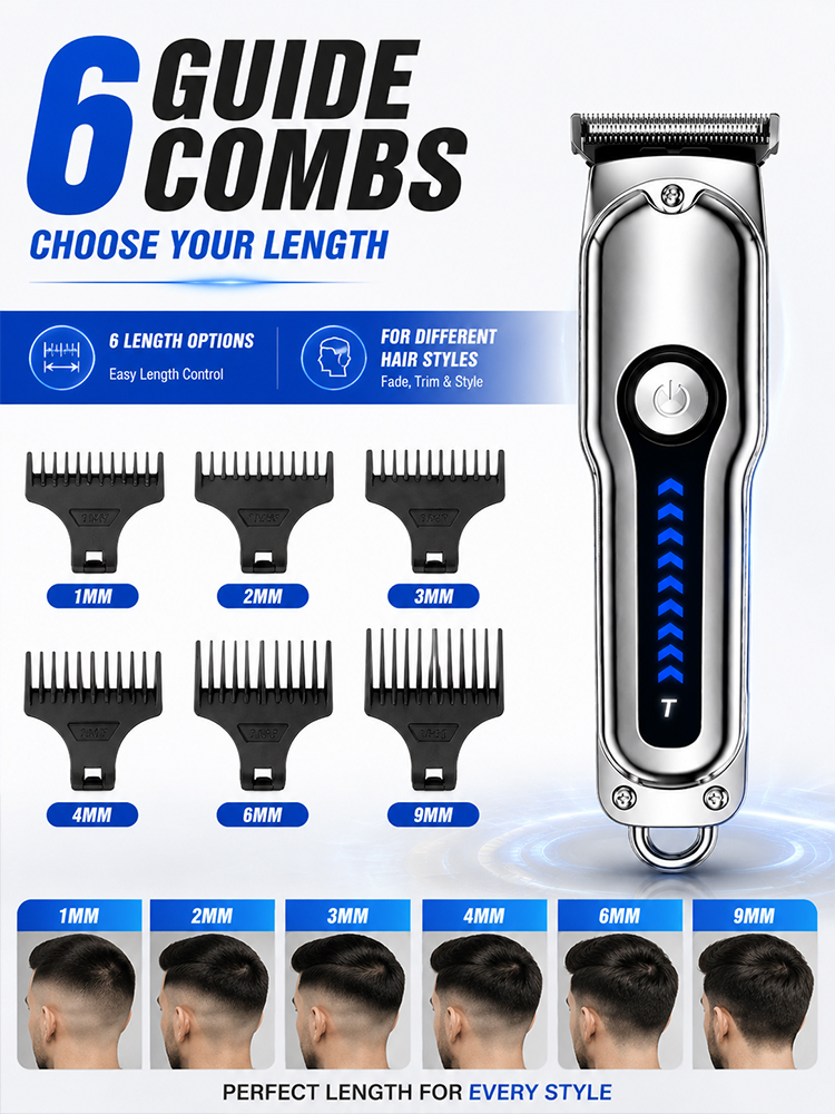 Men Hair Clipper T-Blade Cordl - Men'S Grooming Blade recension och pris
