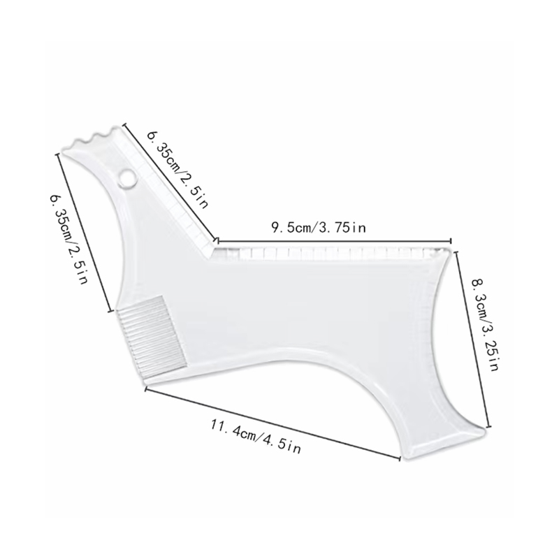 Men Beard Shaping Tool Stencil - Men Grooming Hygiene recension och pris