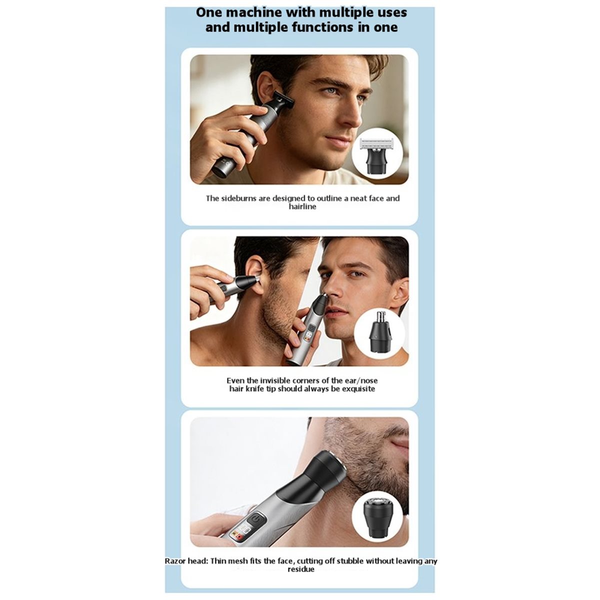 Nices Body Hair Trimmer for Me - Men'S Grooming Blade recension och pris
