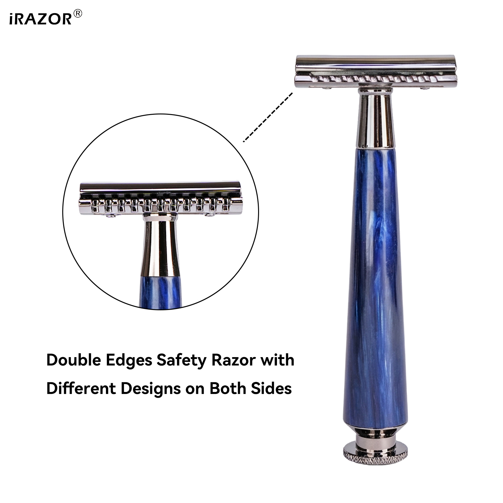 iRAZOR Double Edge Safety Razo - Mens Grooming Kit Gift Set recension och pris