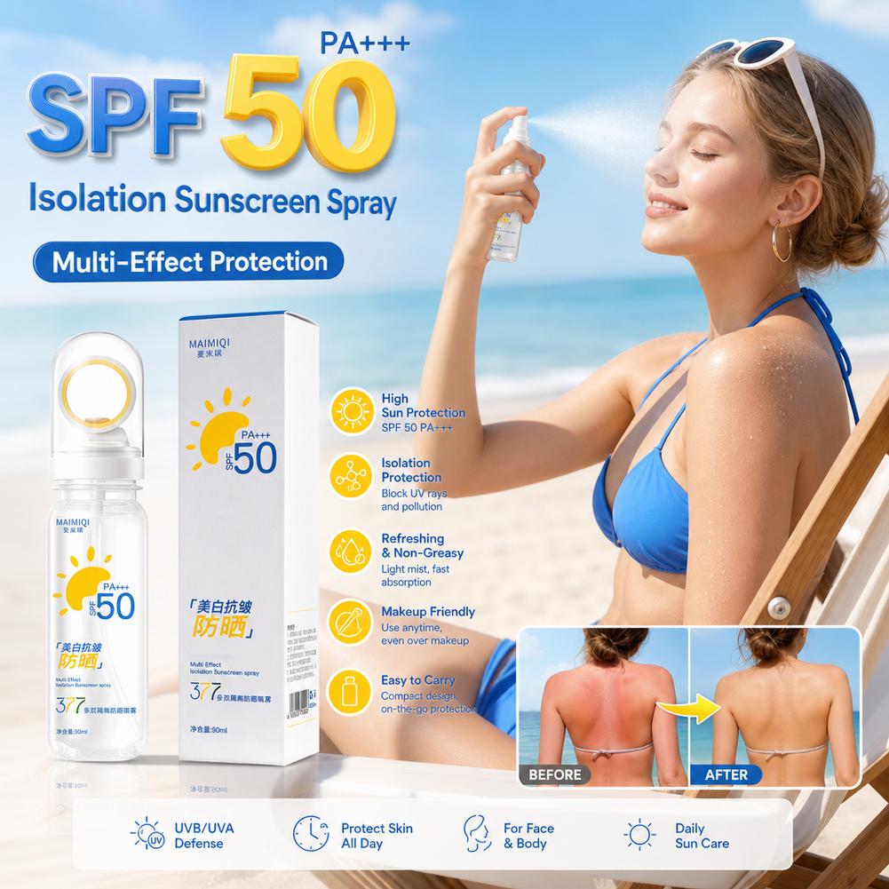 1/2/3Pcs Summer Spf 50+ Sunscr - Face Moisturizer Spf recension och pris