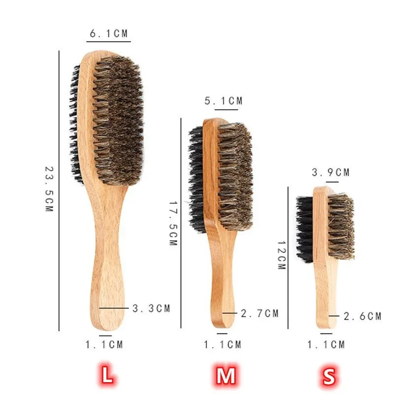 Beard Brush with Natural Woode - Men Grooming Hygiene recension och pris