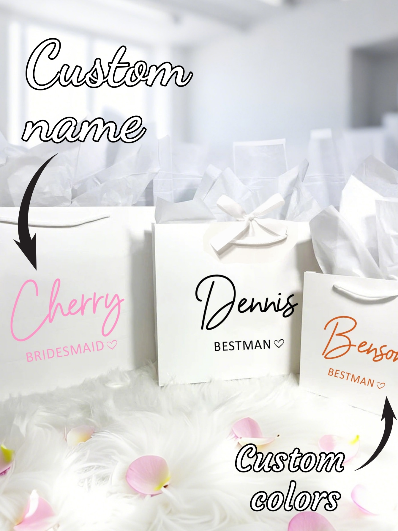 1pc Custom Wedding Bridesmaid  - Men'S Groom recension och pris