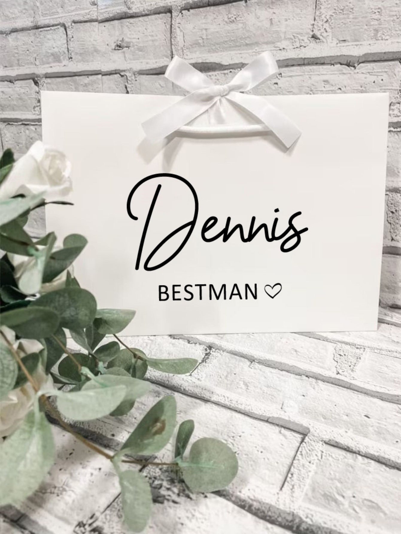 1pc Custom Wedding Bridesmaid  - Men'S Groom recension och pris