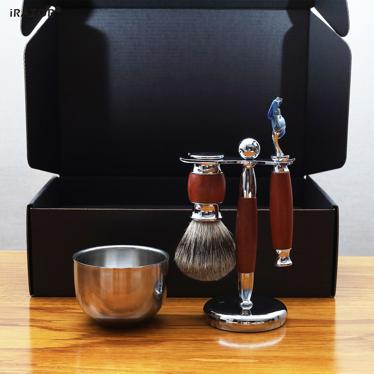 iRAZOR Luxury Men's 5 Blade Ra - Mens Grooming Kit Gift Set recension och pris