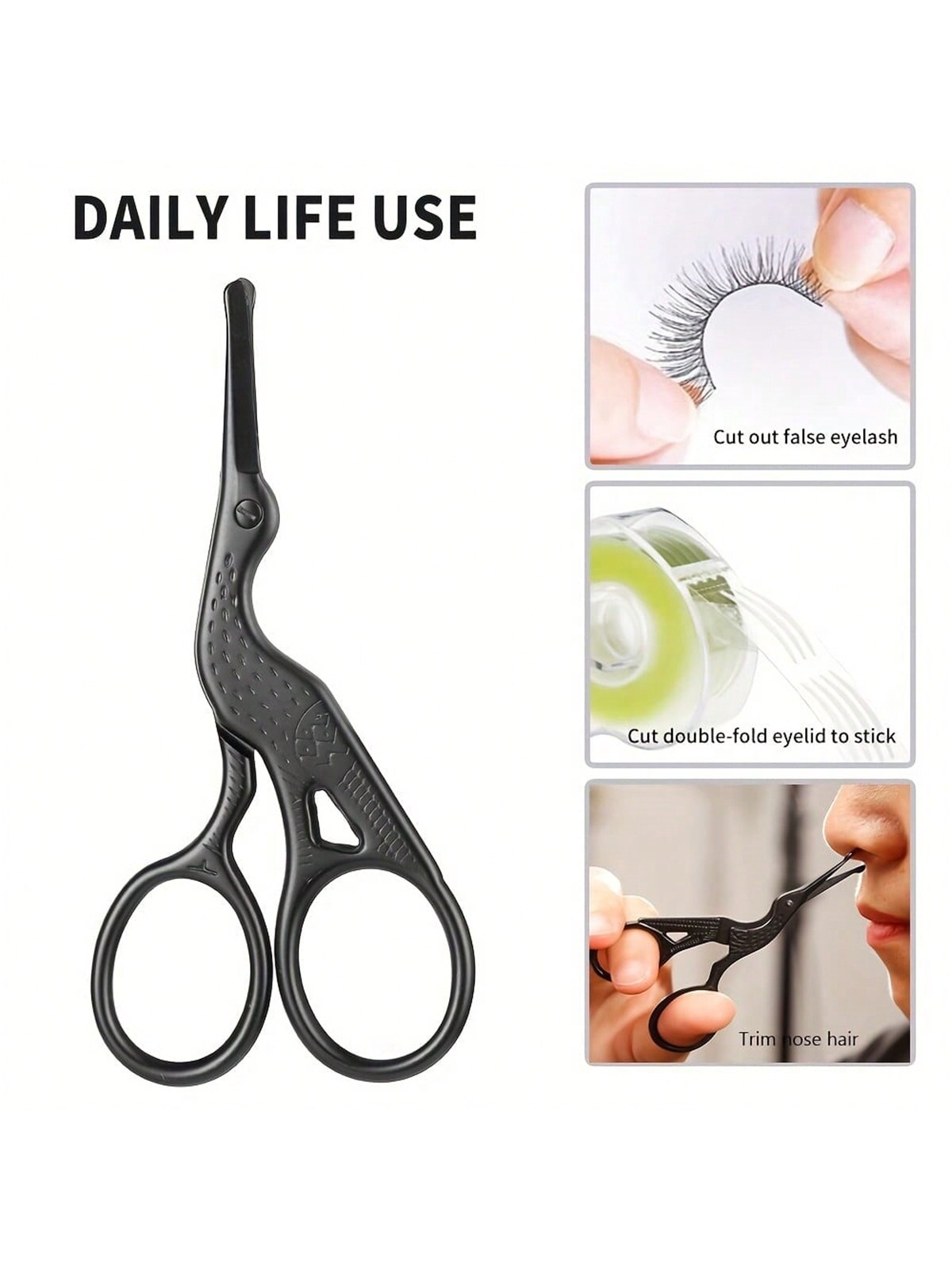 Nose Hair Scissors, Stainless  - Nose Hair Trimmer recension och pris