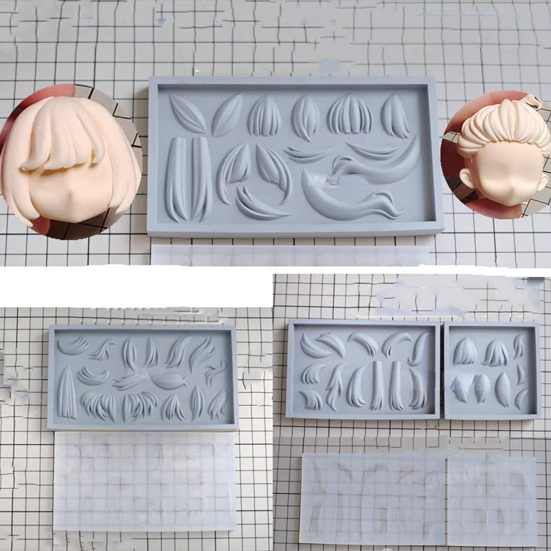 Hair Silicone Mold 3.5cm Face  - Pomade Hair Clay recension och pris