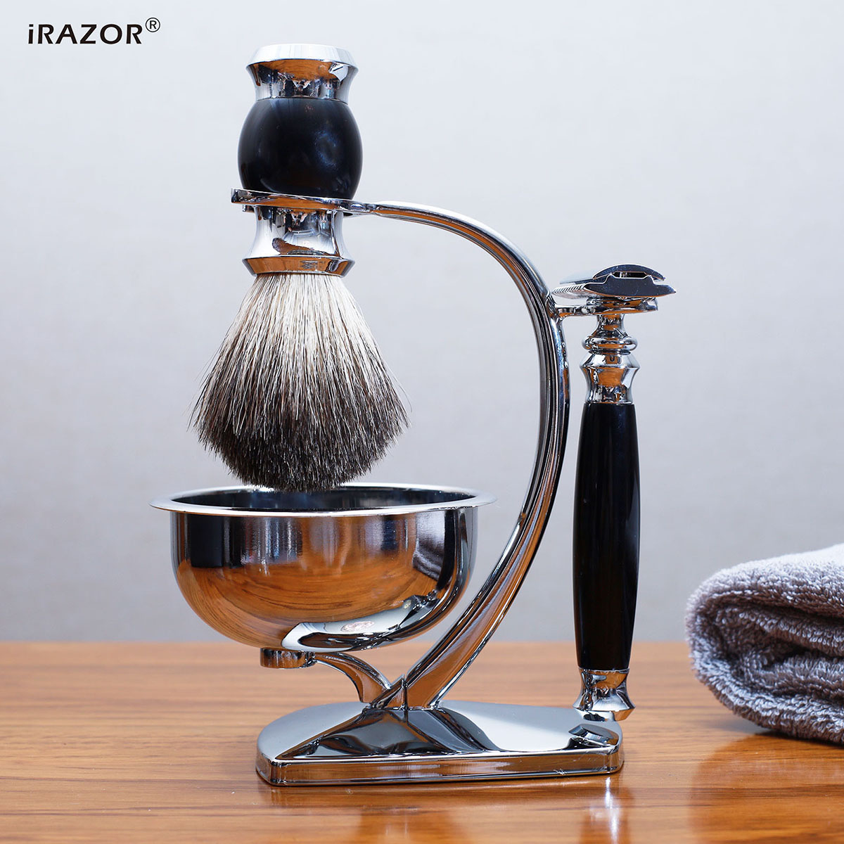 iRAZOR Classic 4-in-1 Wet Shav - Mens Grooming Kit Gift Set recension och pris