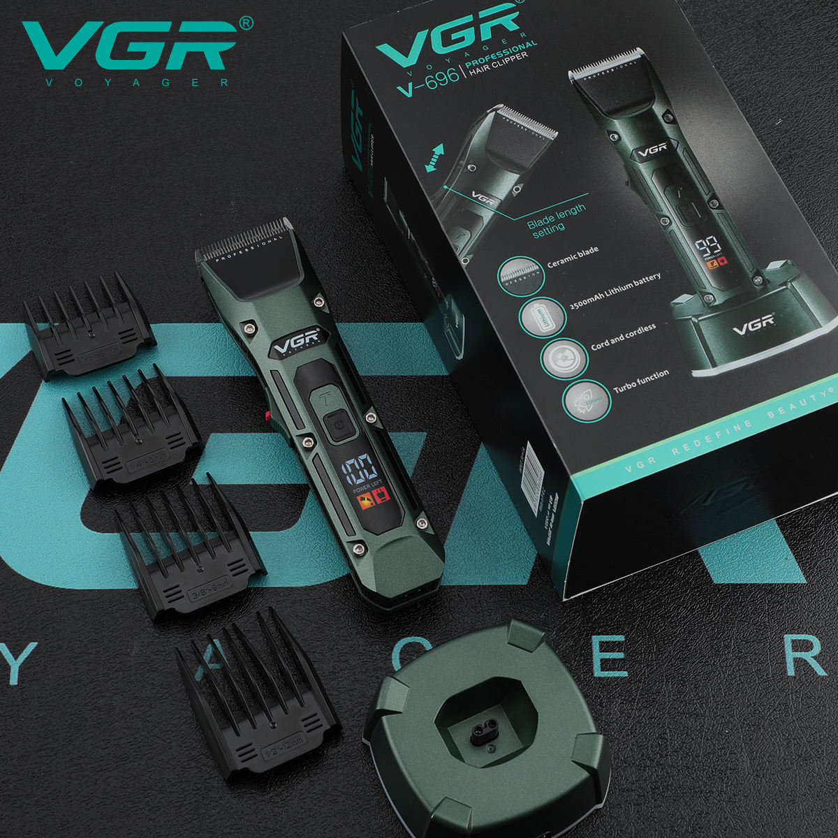 VGR V-696 New metal Popular Sa - Men'S Grooming Clippers recension och pris