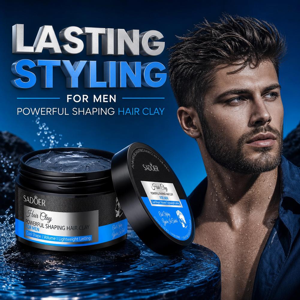 Men Strong Styling Hair Wax Lo - Pomade Hair Clay recension och pris